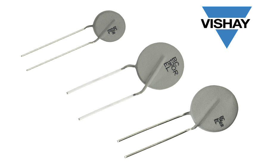 Vishay Intertechnology Inrush Current Limiting PTC Thermistors Increase Performance in Active Charge and Discharge Circuits